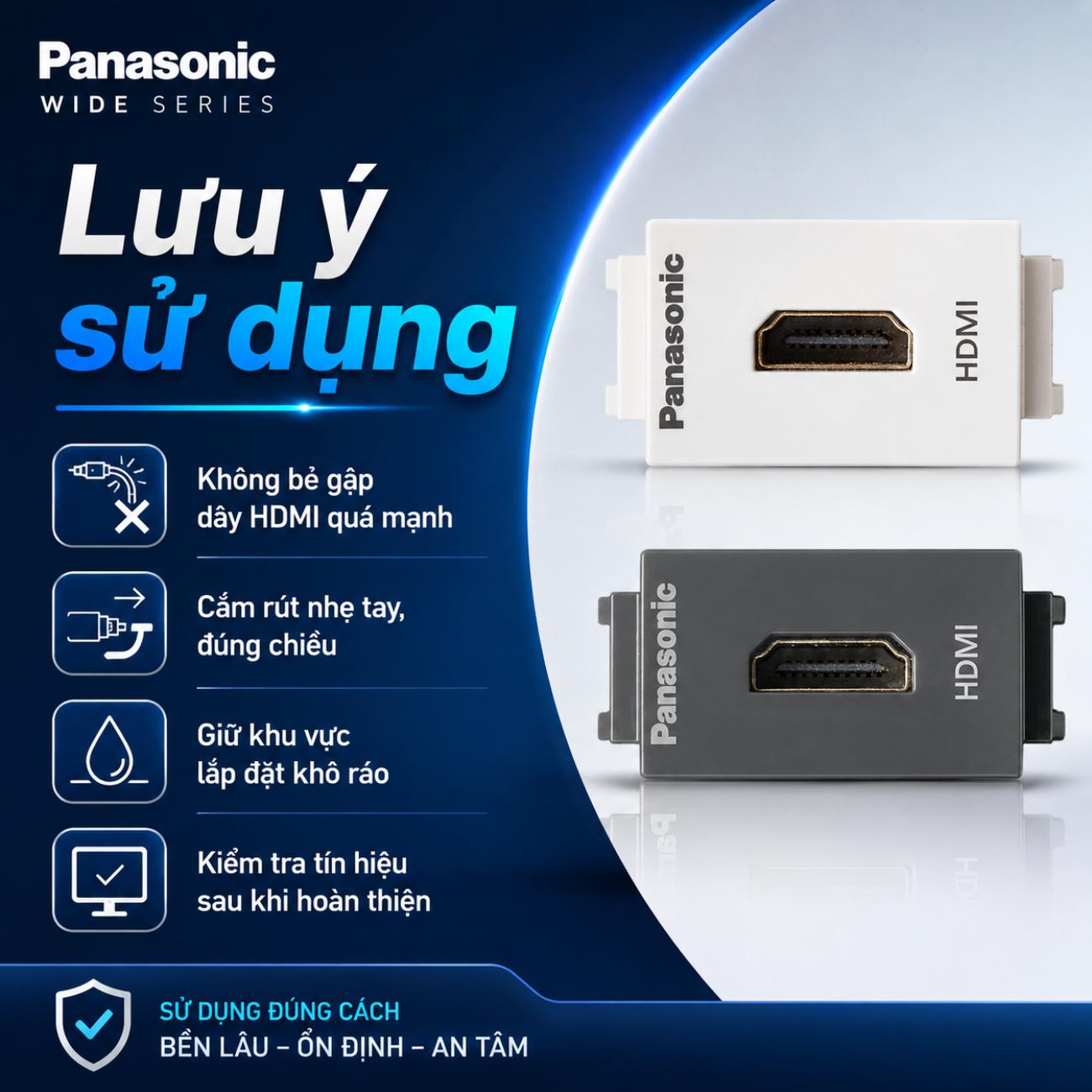 Ổ cắm HDMI Panasonic WIDE Series